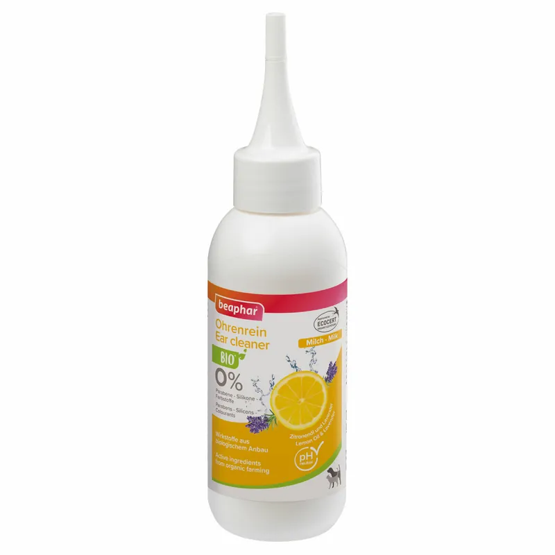 beaphar Bio Ohrenrein Milch 100 ml Highlight